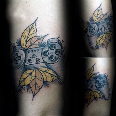 Pick the tattoo that you love! 50 Playstation Tattoo Designs For Men - Video Game Ink Ideas