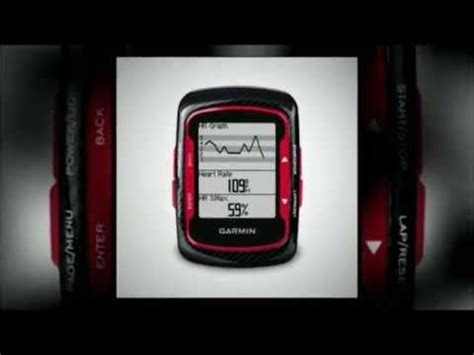 Charge the edge for at least three hours before you begin using it. Garmin Edge 500 Bike Computer - YouTube