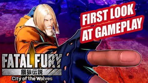 Fatal Fury City Of The Wolves First Gameplay Tease Is Here Youtube