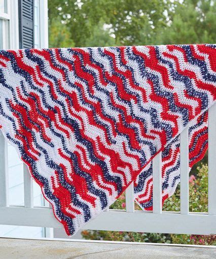 What A Fun Afghan To Crochet Using Variegated Yarn This Variation Is