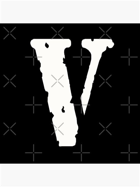 Vlone Logo White On Black Throw Pillow For Sale By Saharalfadil
