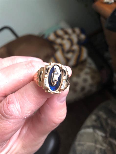 Vintage Josten 14k Yellow Gold 1970 High School Class Ring Etsy