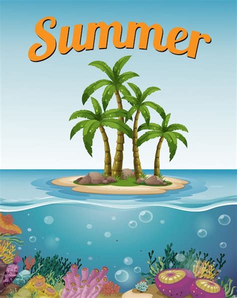 Premium Vector Summer Poster