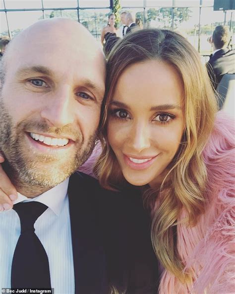 wag rebecca judd explains why afl star husband chris 36 has always looked a lot older
