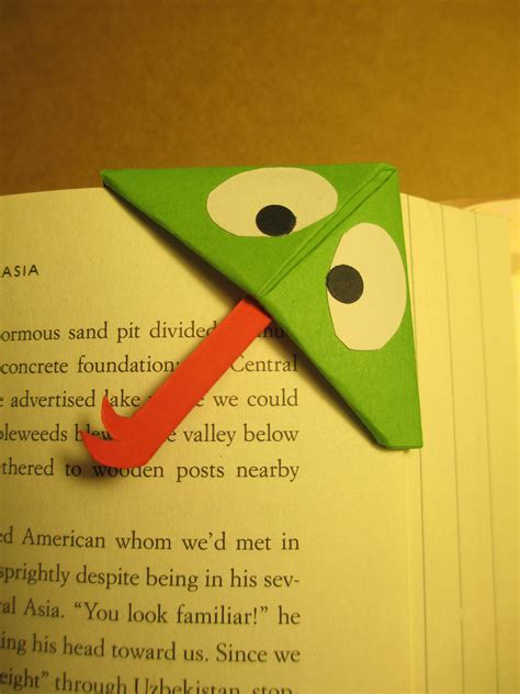 Frog Bookmark Origami Frog Origami Frog Crafts