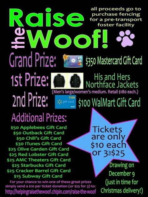 Raffle Ticket For Donation Animal Shelter Fundraiser Animal