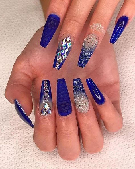 40 Top Stunning Blue Nail Designs Spring 2020 In 2020