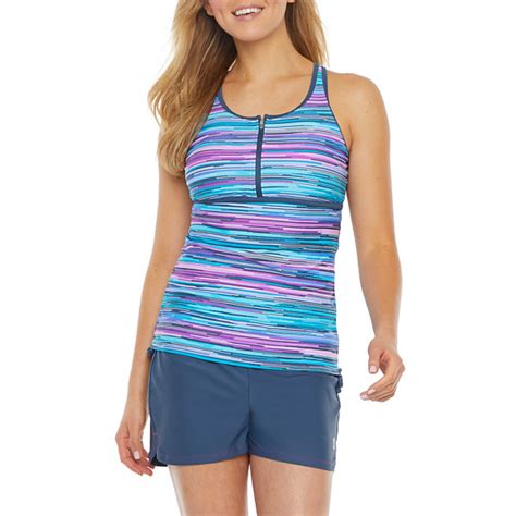 Free Country Striped Tankini Swimsuit Top Or Swimsuit Bottom Jcpenney