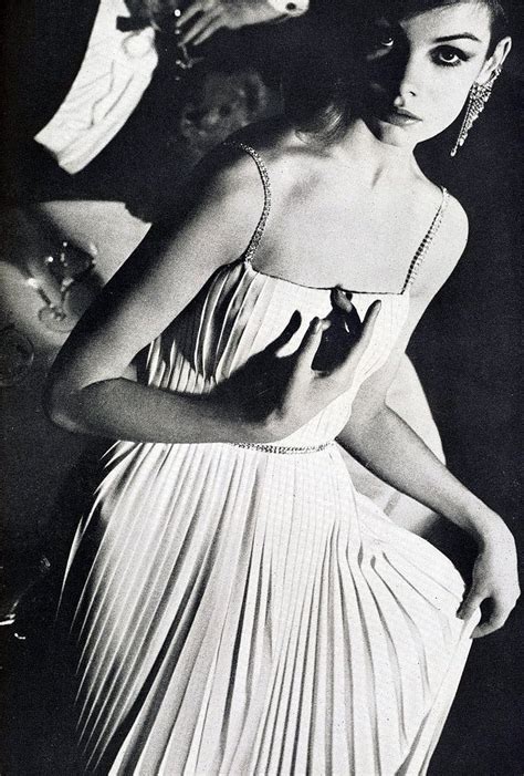 Jean Shrimpton Photo By David Bailey For Vogue Uk Apr 1962 Jean