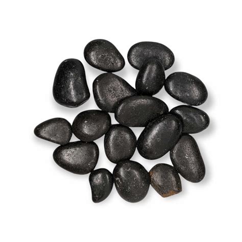Black Polished Pebbles 20kg Landscaping By Stone Design And Co