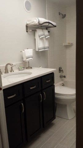 Is your home in need of a bathroom remodel? Guest Bath Remodel | Do It Yourself Home Projects from Ana White | Bath remodel, Simple ...