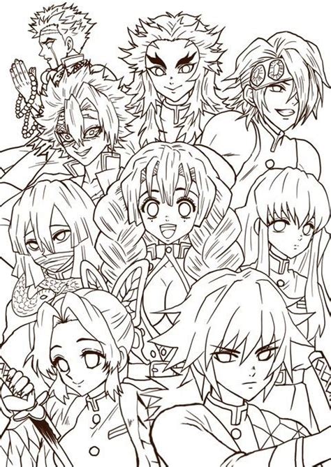 28 Demon Slayer Coloring Pages Pics My Modern Wise