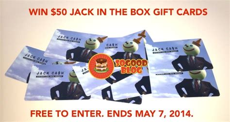 Check spelling or type a new query. Win $50 Jack in the Box® Gift Card (So Good Exclusive) - Ends May 7th, 2014 - So Good Blog