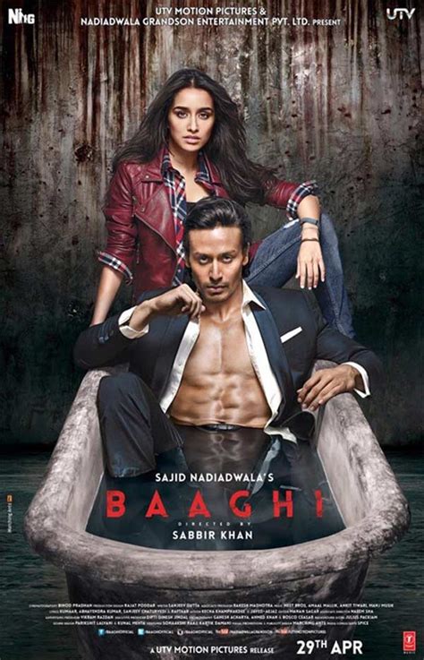 Baaghi New Poster Tiger Shroff And Shraddha Kapoor Look INTENSE And