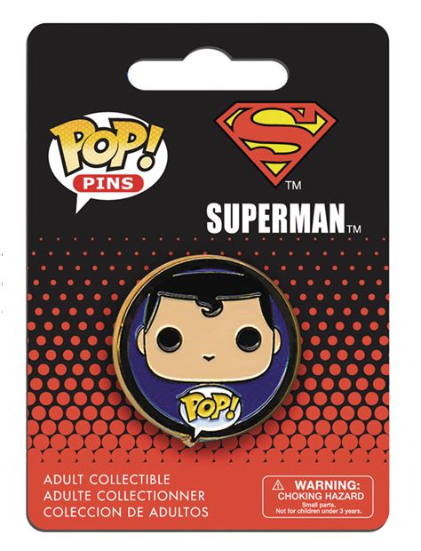 Dec158881 Pop Pins Dc Universe Superman Previews World