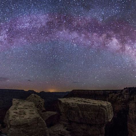 Starry Night Sky Night Skies Grand Canyon National Park National