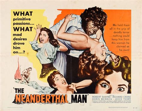 Neanderthal Man Monster B Movie Posters