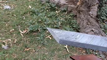 Amazon Com Custom Hand Forged Damascus Steel Dolch Greek Roman Sword