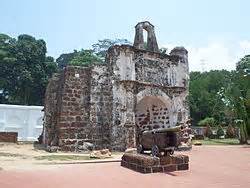 A famosa terletak di bandar hilir, melaka bersebelahan replika istana kesultanan melaka dan gereja st. Kota A Famosa,Melaka - historical place in malaysia