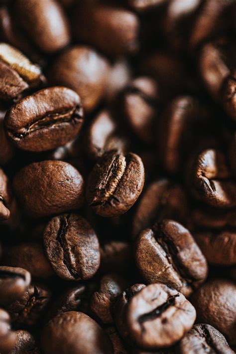 Coffee Macro Brown Grains Coffee Beans Grain Hd Phone Wallpaper