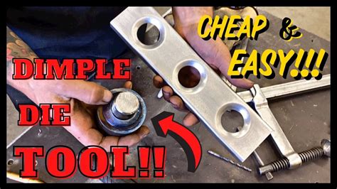 How To Make This Easy Dimple Die Tool For Under 20 Bucks With Just A Welder Grinder