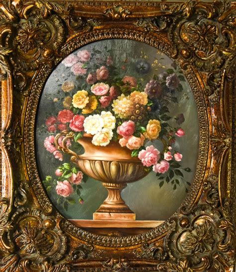 Sold Price Old Master Style Floral Still Life Oil Painting November