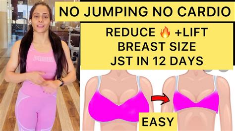How To Reduce Breast Fat Lift BREAST Size In12 Days 5 Easy Exercise