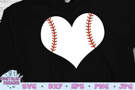 Baseball Heart SVG | Baseball SVG | Sports SVG (64879) | Cut Files