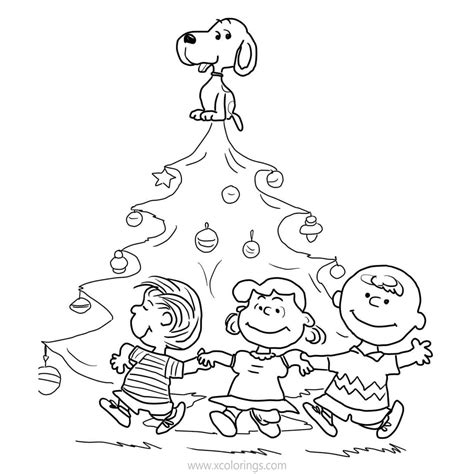 Snoopy Coloring Page For Kids Free Christmas Cartoons Printable