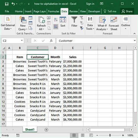 A data frame is a list of variables, and it must contain the same number of rows with unique row names. How To Alphabetize In Excel: A Full Guide | Deskbright