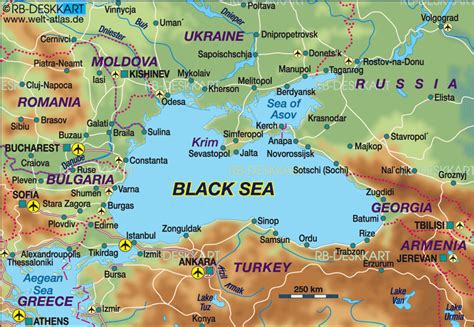 Map Of The Black Sea Area World Map