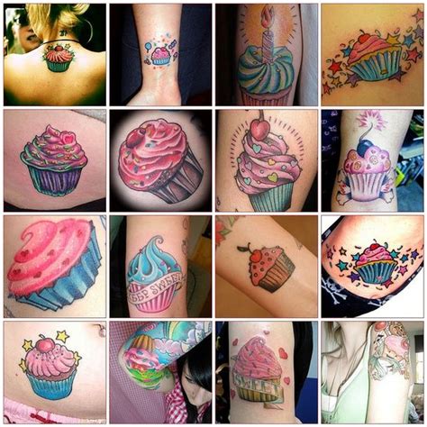 Love These Cupcake Tattoos Cupcake Tattoos Cupcake Tattoo Designs