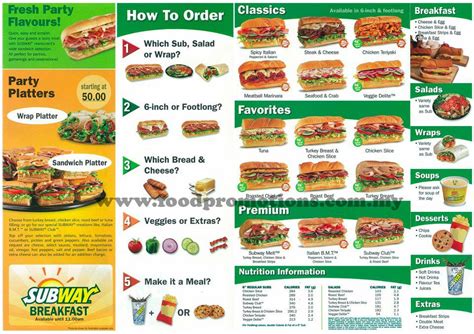 Compare this, with kfc and mcd, who keep on trying to introduce new products. Malaysia Food Promotions: Subway New Menu 2011 | Subway ...