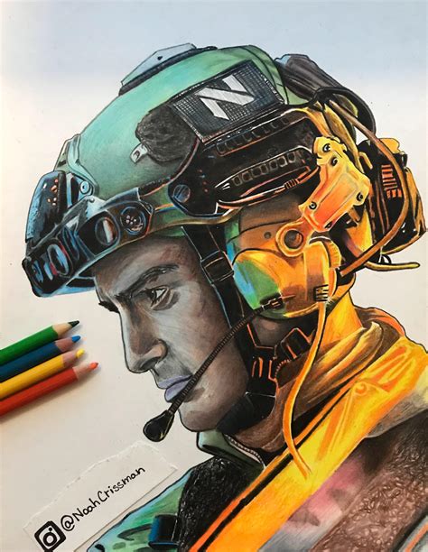 Oc Battlefield 2042 Colored Pencil Drawing By Me Hope Yall Enjoy