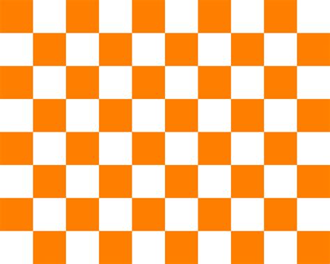 12 Orange And White Checkerboard Wallpaper