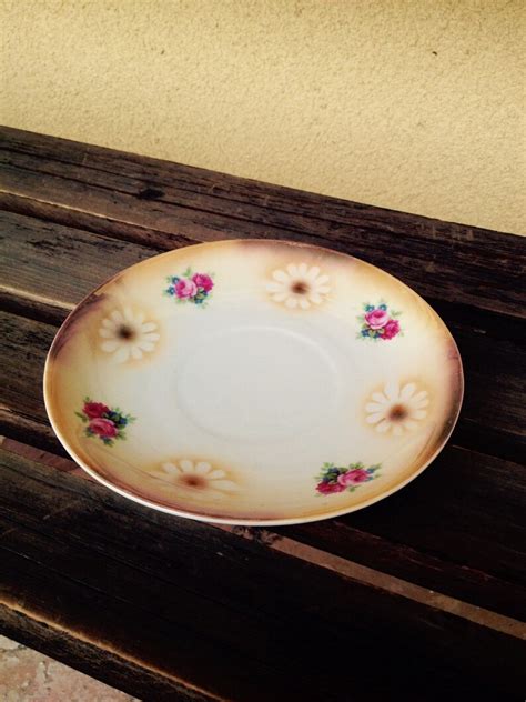 Lusterware Plate Floral Bavaria Plate Saucer Small Jewelry Etsy