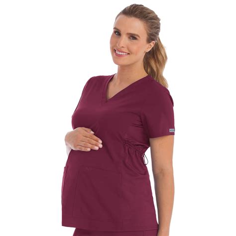 Med Couture Med Couture Activate Womens Maternity Scrub Top