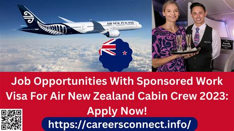 Job Opportunities With Sponsored Work Visa For Air New Zealand Cabin