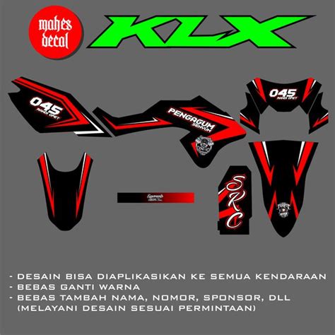 (gambar) klx 150 bf se 2018 merah by kawasaki motor indonesia. Gambar Motor Klx Warna Merah : Modifikasi klx bf jadi ...