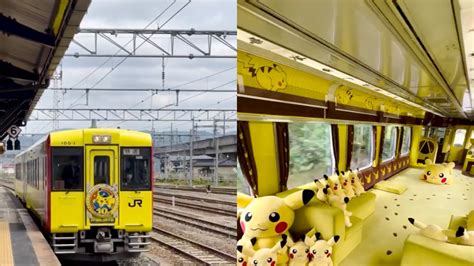 ‘pikachu Chu Pikachu Themed Train In Japan Goes Viral