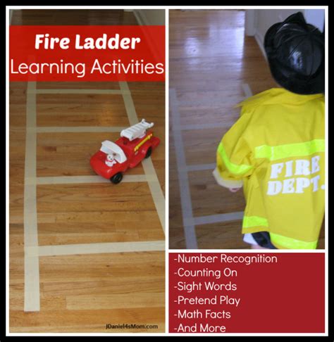 Little ones can be a. Fire Ladder Learning Activities