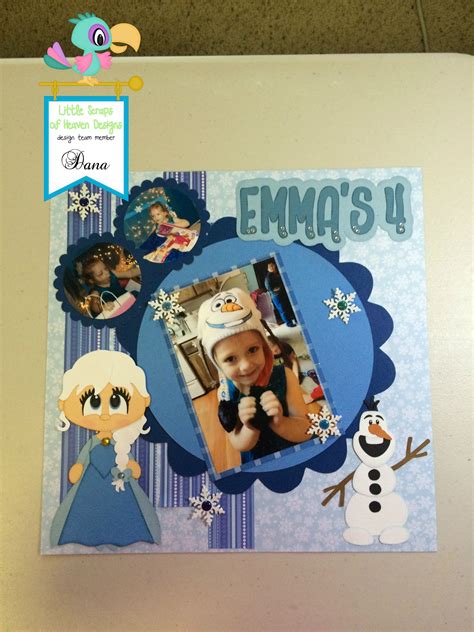 little scraps of heaven designs layout using the file ice princess ice princess frosted flakes