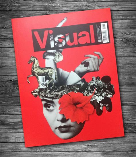 Visual Magazine Collage Con Revistas Portadas Diseño De Anuncios