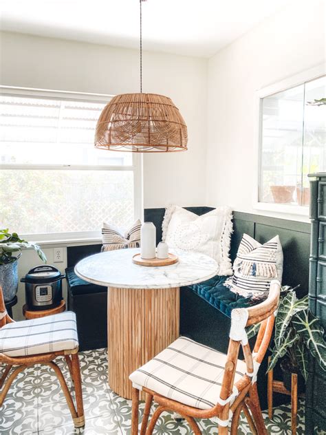 Color cord company is a community full of artisans and customers are loving our new duo sconce in matte black! DIY Rattan Basket Pendant Light + Black Banquette ...