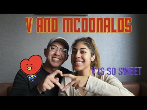*for a limited time at participating mcdonald's. BTS V AND HIS MCDONALDS | FIRST REACTION!! - YouTube