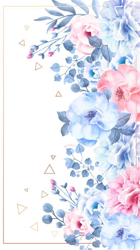 Phone Wallpapers Hd Watercolor Flowers Roses By Bonton Tv Free