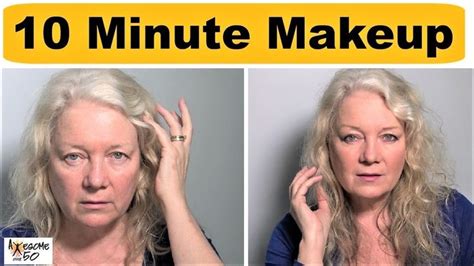 10 minute makeup face lips hooded eyes women mature over 50 makeup tips lips eye makeup