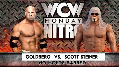 Full Match Goldberg Vs Scott Steiner Wcw Nitro Wwe 2022 Youtube