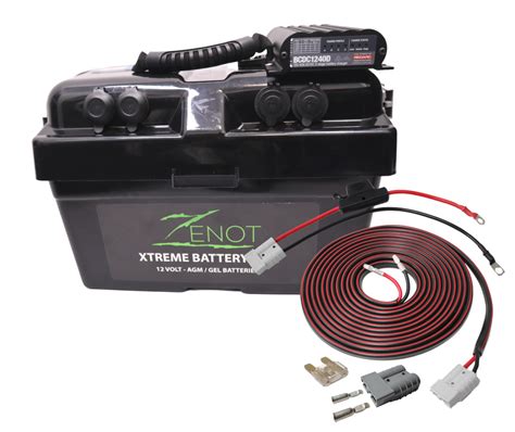 Buy Zenot 12 Volt Battery Box With 12v 40a Redarc Charger And Wiring