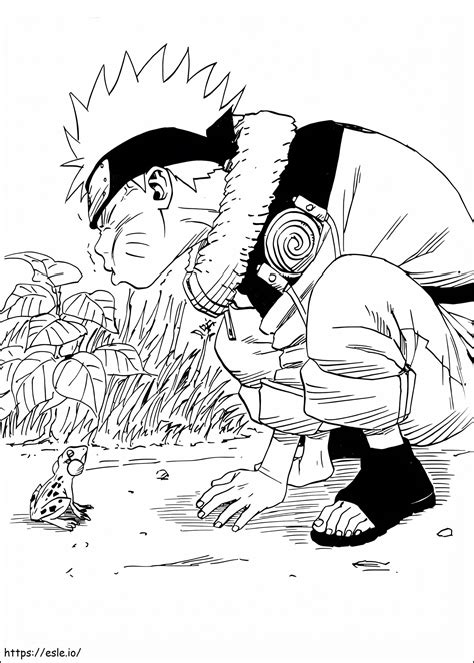 1533268157 Funny Naruto A4 Coloring Page